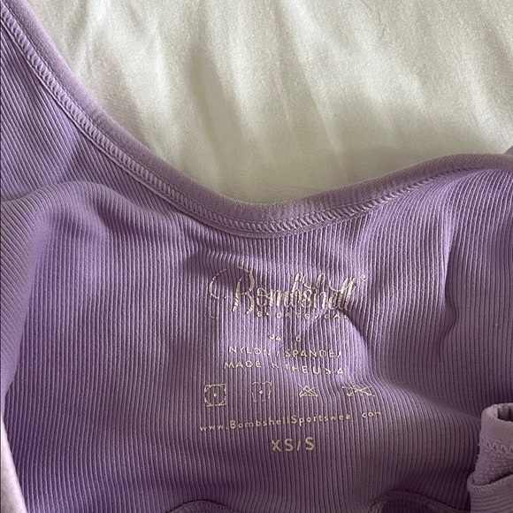 Bombshell Sportswear Lavender Set XS - Picture 3 of 4